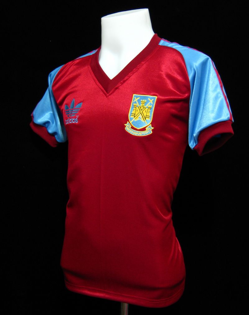 west ham unsponsored shirt