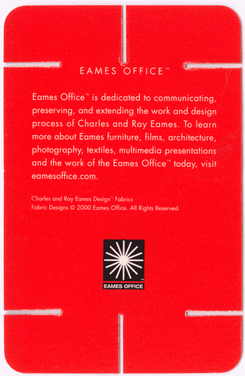 eames office雑貨/Textile House of cards