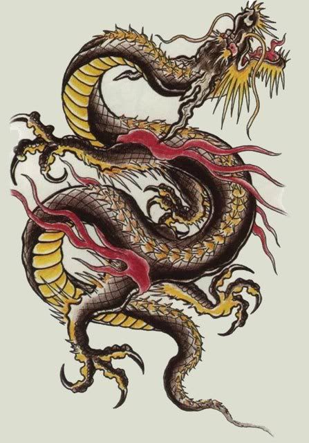 chinese dragon black Coi hướng xây nhà tốt cho chủ nhà tuổi Giáp Thìn sinh năm 1964 