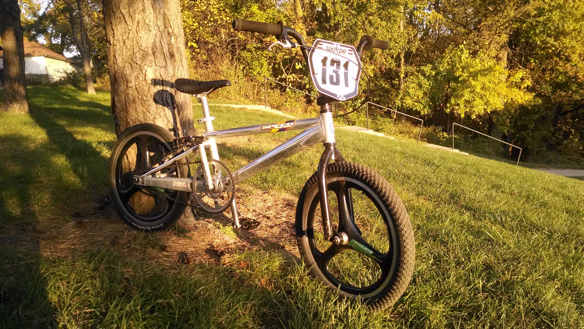 Old mid school NOS GT frame bmx bike decal on clear sticker aluminium made  USA 