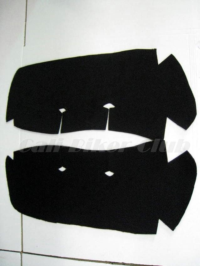 harley saddlebag carpet liners
