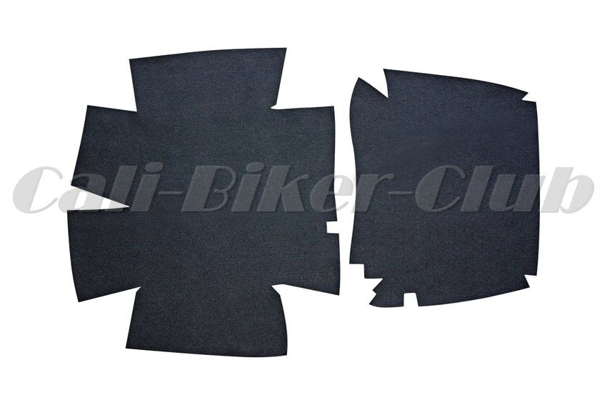 Black Tour Pak Pack Carpet Liner for HD Harley Davidson Touring Road King FLHR